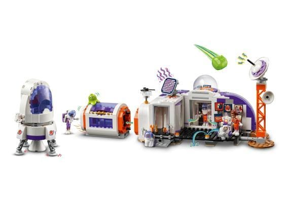 LEGO 42605 Friends Ruimtebasis op Mars en raket Ruimte Speelgoed Set met Kat en 4 Mini Poppetjes