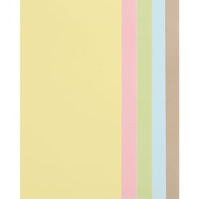 Wasplaten‑set, 20 × 10 cm, 5 stuks - Pastel