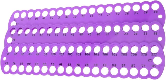 Draad Organizer Set - Garen Houders - Handwerk Sorteren - Multifunctioneel Bord - 30 cm Lengte - Paars