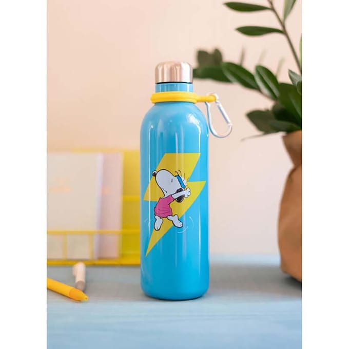 Grupo Erik Drinkfles Snoopy Junior 500 Ml 7 X 25 Cm Rvs Aqua