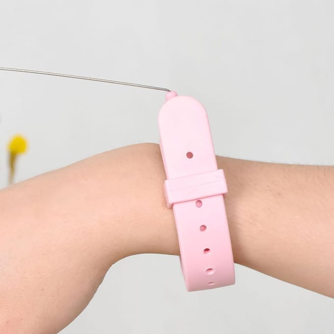 Katten Veer Halsband Speelgoed Verstelbaar Flexibel Grappig Interactief Katten Veer Staf Halsband met Bel voor roze