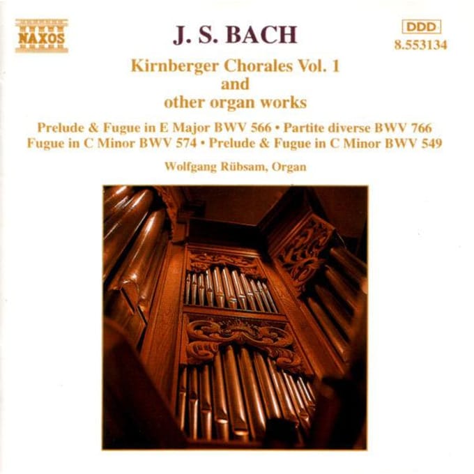 Wolfgang Rübsam - J.S. Bach: Kirnberger Chorales 1 (CD)
