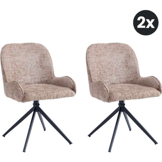 Multifurn 2x eetkamerstoel lily (set van 2)