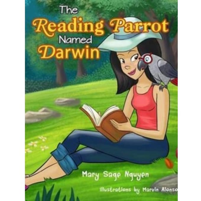 The Reading Parrot Named Darwin - Mary Sage Nguyen