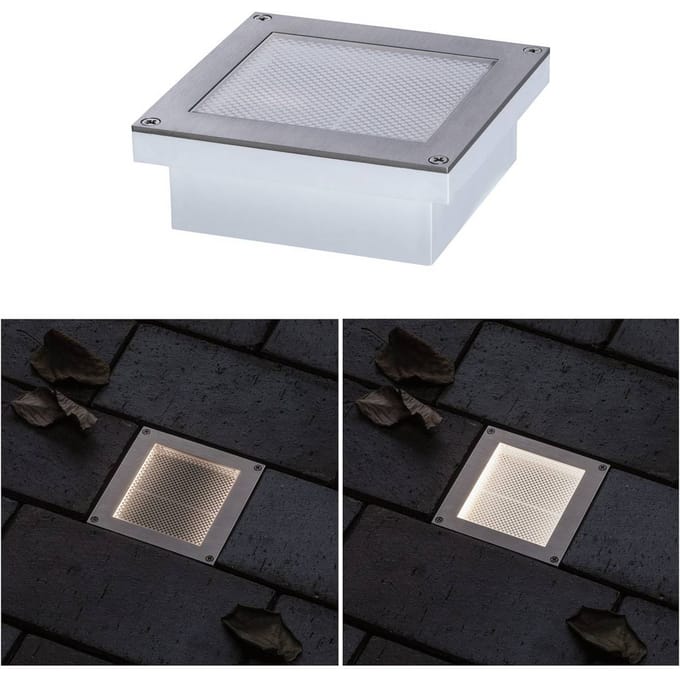 Paulmann Brick LED grondspot inbouwlamp, 10x10cm