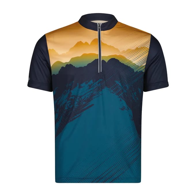 Geprinte T-shirt met rits CMP