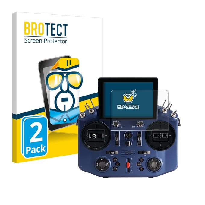 BROTECT - Screenprotector voor FrSky Tandem X20S - Folie Beschermfolie transparant 2 Stuks