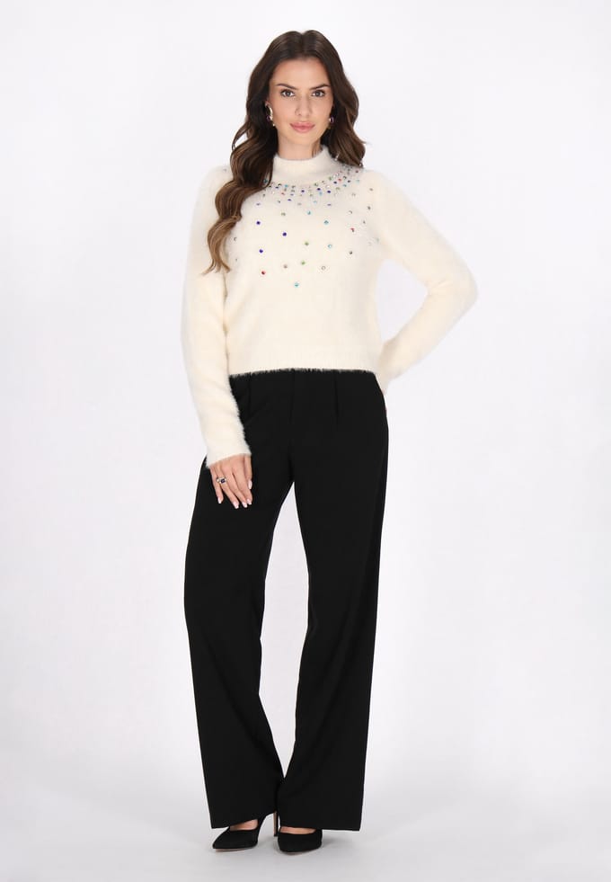 Faina Jumper Dames wolwit