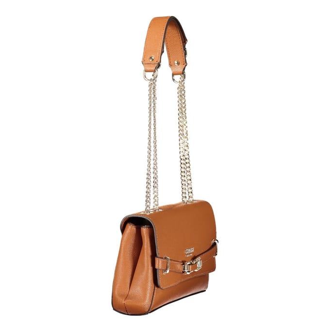 GUESS Schoudertas Silvye Convertible Xbody Flap Bag Cognac Lichtbruin