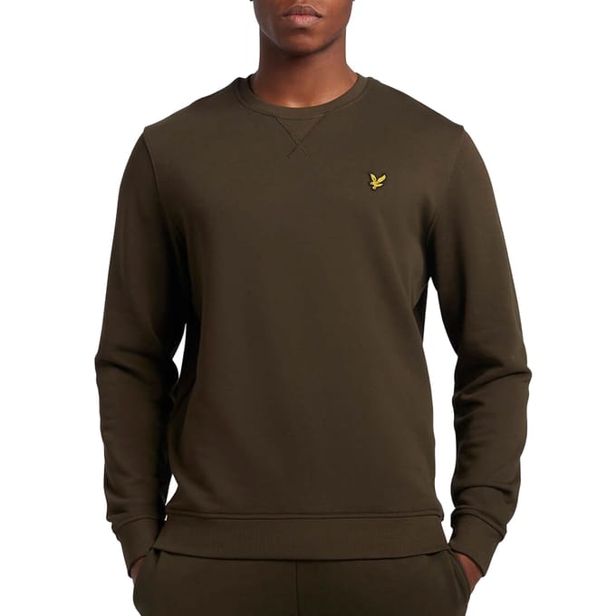 Lyle & Scott Trui Olive - Maat S - Heren - Sweaters