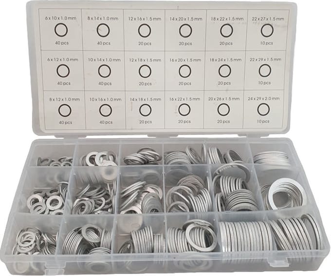 Weber Tools Aluminium Ringen Assortiment 450-delig