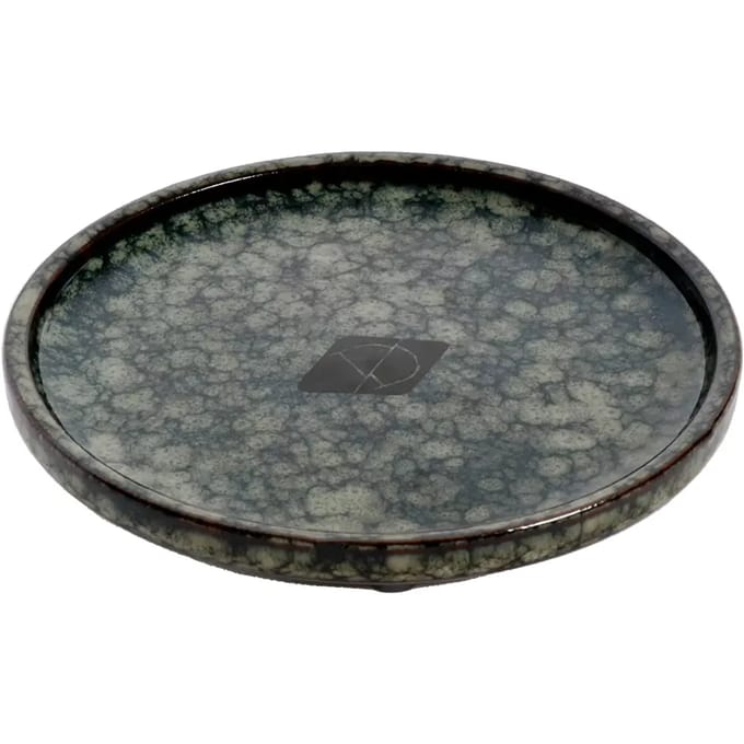 D&D Home Jasper Eetschaal Voor Katten - Green marble - 13x13x2cm