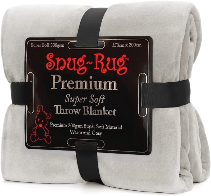 Extra grote warme fleece deken XL 150 x 200 cm