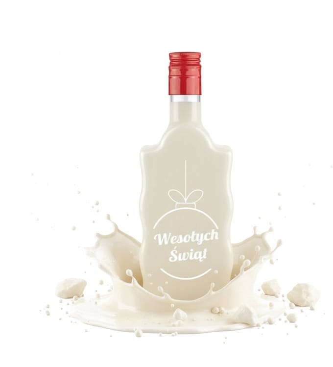 Bimberek - Decoratieve Fles - 500 ml - Kerstthema - Inclusief Dop