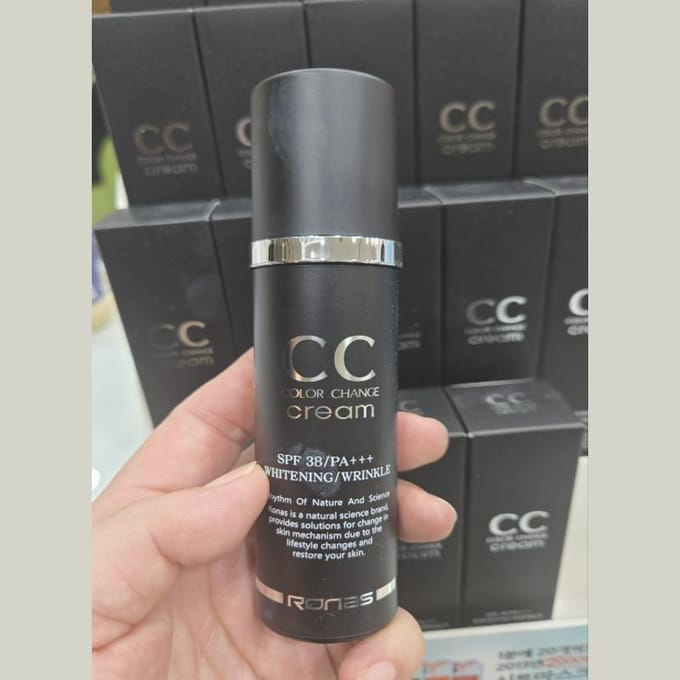 [Ronas] CC Kleurveranderende Crème SPF38 PA+++ (50ml) gray