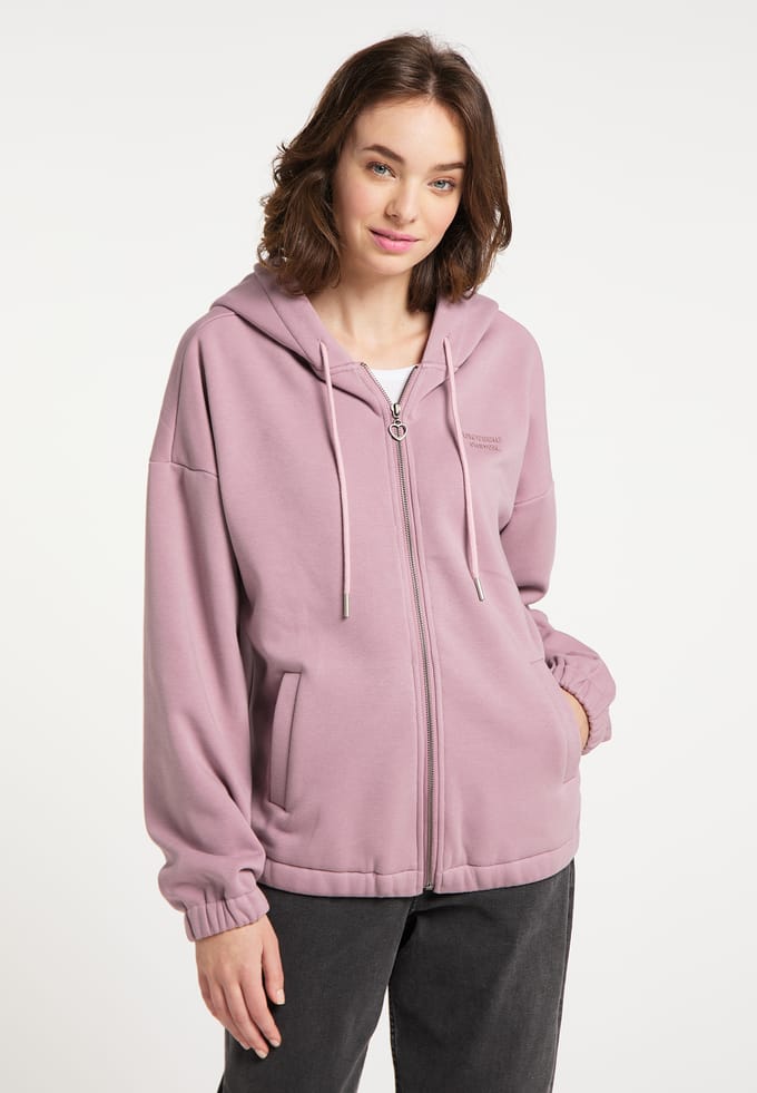 myMo Sweatvest met capuchon Blonda
