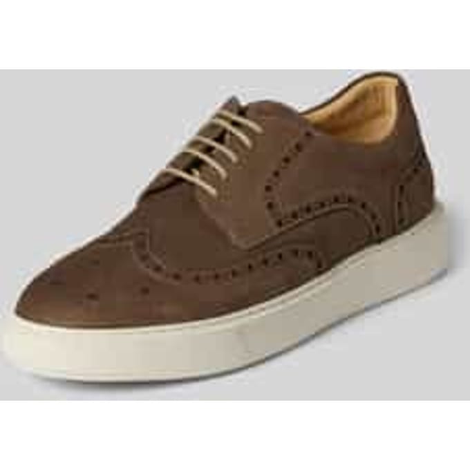 sneakers van echt leer model 'Saturn'