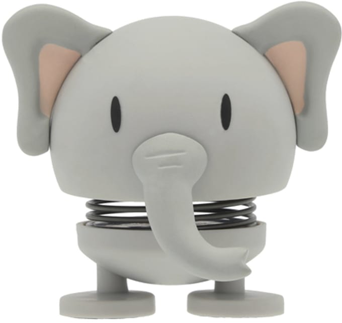 Hoptimist Soft Elephant Hoptimist 6,5 x 7,3 x 6 cm cm S Grey