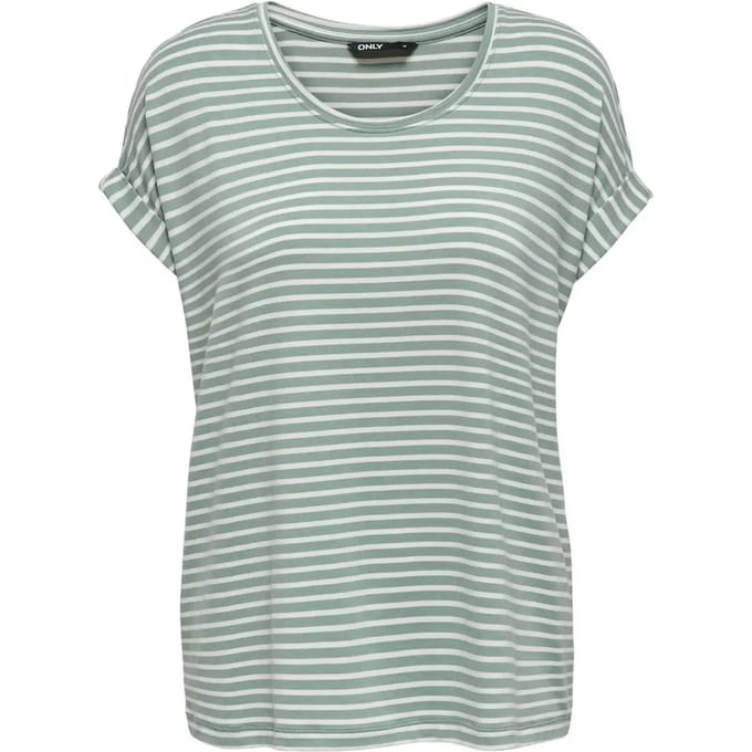 ONLY - ONLMOSTER STRIPE S/S O-NECK TOP JRS Dames T-shirt