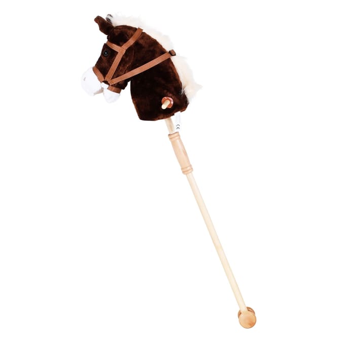 Stokpaard bruin - 95 cm - hobby horse