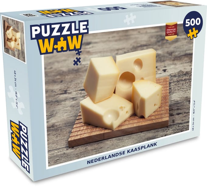 Puzzel Nederlandse kaasplank - Legpuzzel - Puzzel 500 stukjes