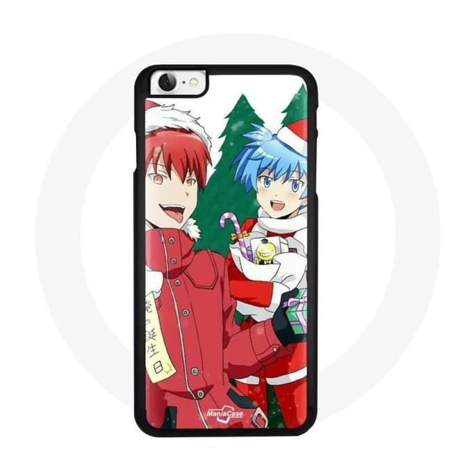 Coque pour Iphone SE - Maniacase - Assassination Classroom - Noir - Souple - Anime
