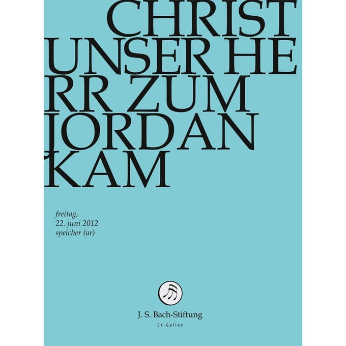 Chor & Orchester Der J.S. Bach-Stiftung, Rudolf Lutz - J.S. Bach: Christ Unser Herr Zum Jordan (DVD)