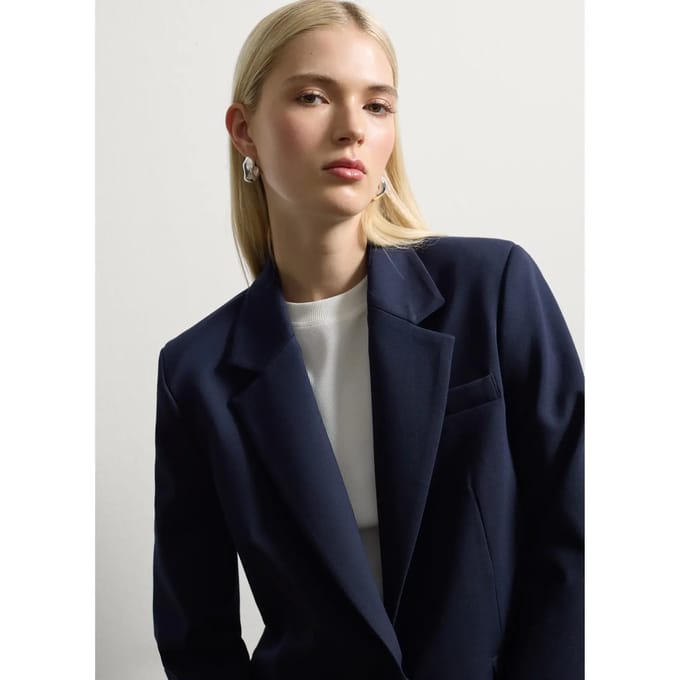 Blazer van rekbare stof voor dames Stefanel Regular Fit