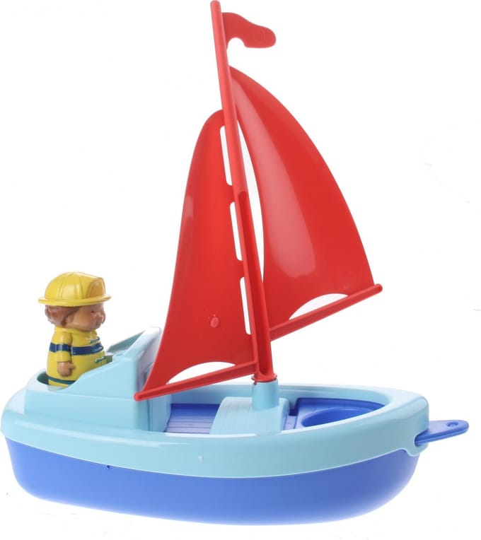 Ecoiffier Zeilboot met Speelfiguur - 22cm