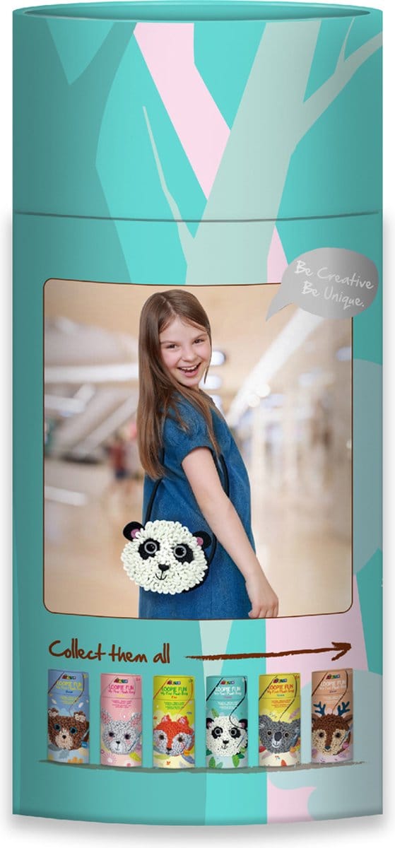 AVENIR Mijn Eerste Tasje - Panda - Diy - 6 Jaar