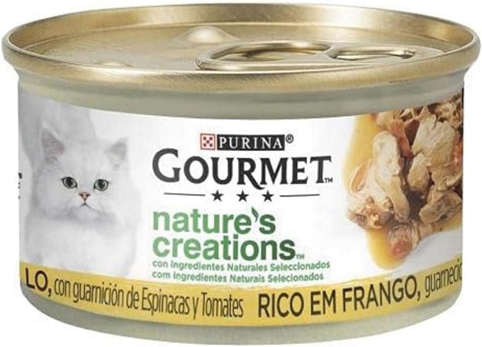 Natuurlijke kattenvoeding met kip - 85 g