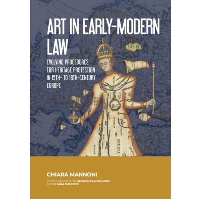 Art In Early Modern Law - Chiara Mannoni
