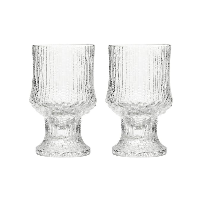 Iittala - Ultima Thule rood wijnglas - transparant