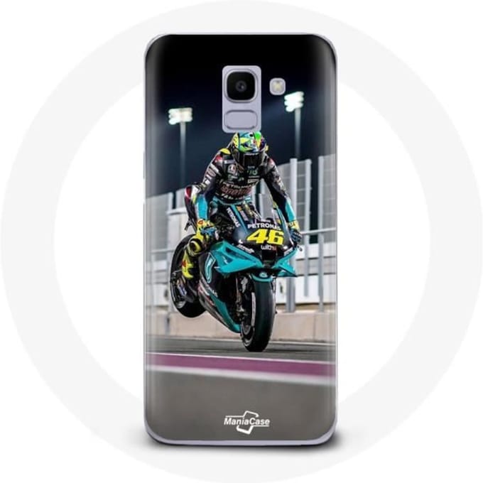 Case voor Samsung Galaxy A8 2018 Valentino Rossi MotoGP Speed ​​Driver