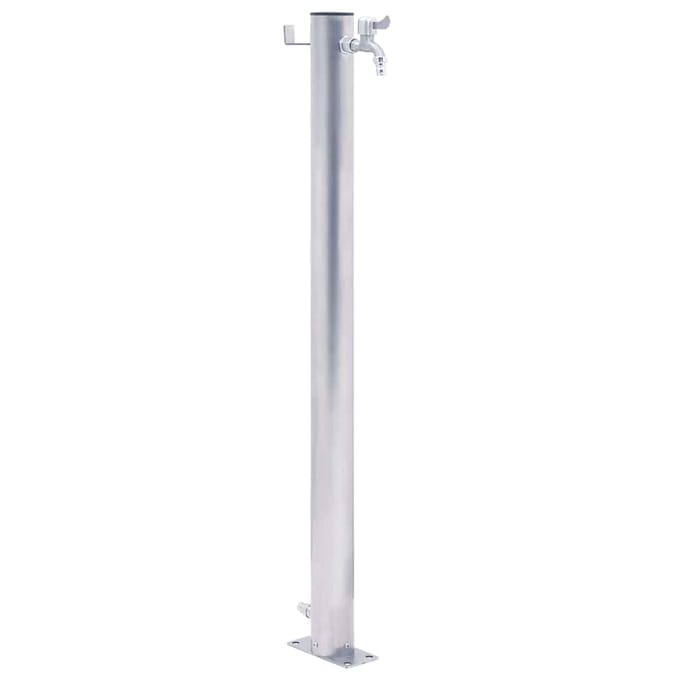 vidaXL - Waterzuil - rond - 40 - cm - roestvrij - staal