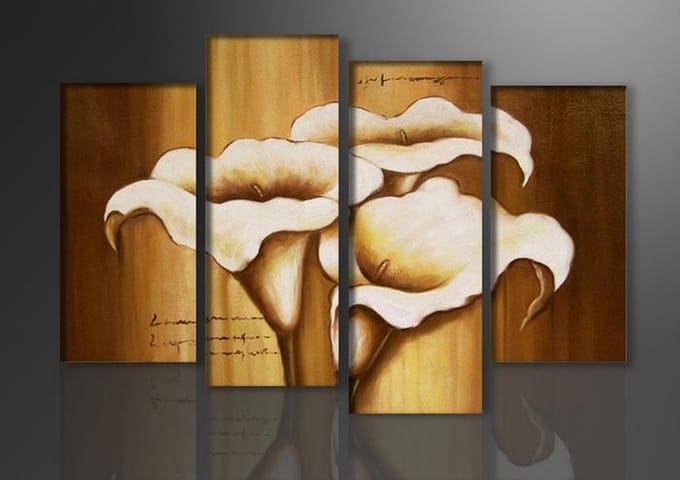 Art4-all - Canvas Schilderij Aronskelken - 130x80cm