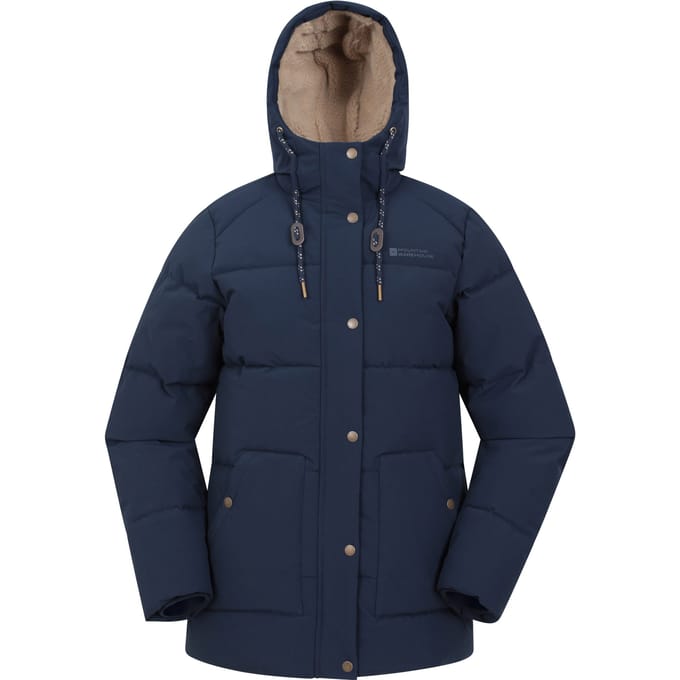 Mountain Warehouse Dames/Dames Manta Borg gevoerde gewatteerde jas (Marine)