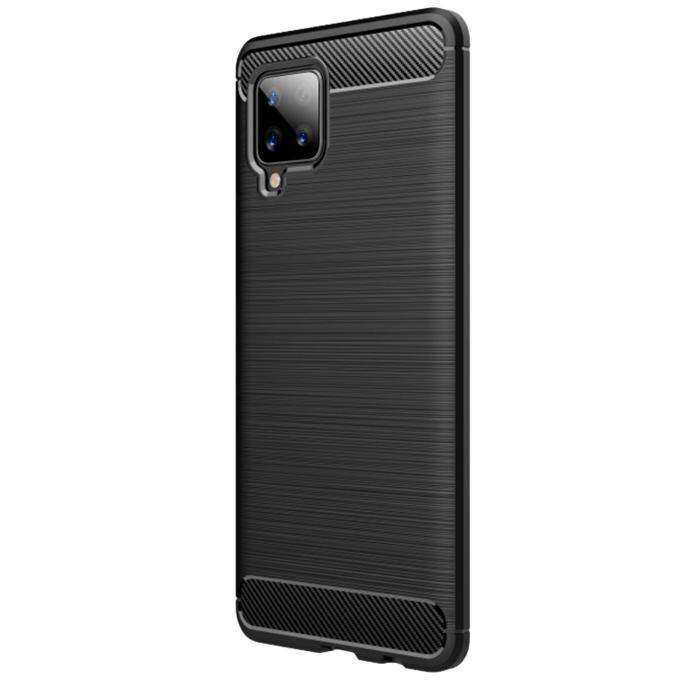 Mocaa Samsung Galaxy A42 Schokbestendig Slank Hoesje Zwart