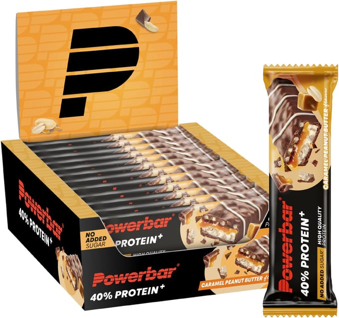 Powerbar eiwitreep | 40% Protein | Low Sugar | Caramel Peanut Butter - 40g (12 stuks)