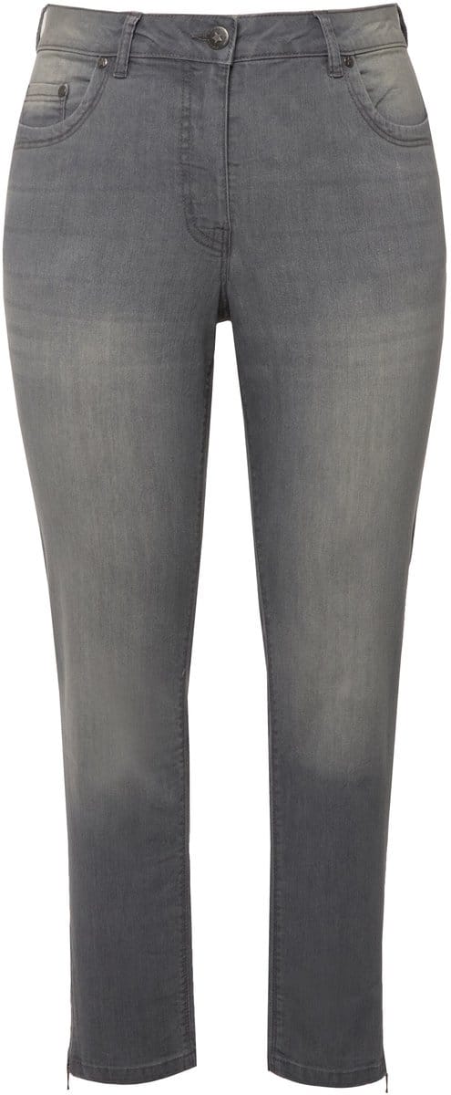 Angel of Style - Dames - Jeans Irma Slim Fit stretchcomfort 5-pocket - Medium grijs - Maat 42