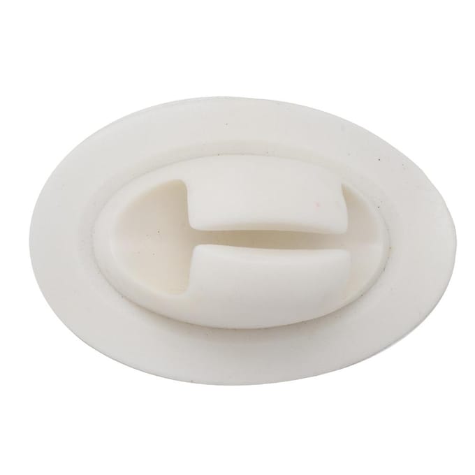 PVC Peddelhouder Patch Montage Accessoire voor Opblaasboot Kano Kajak white