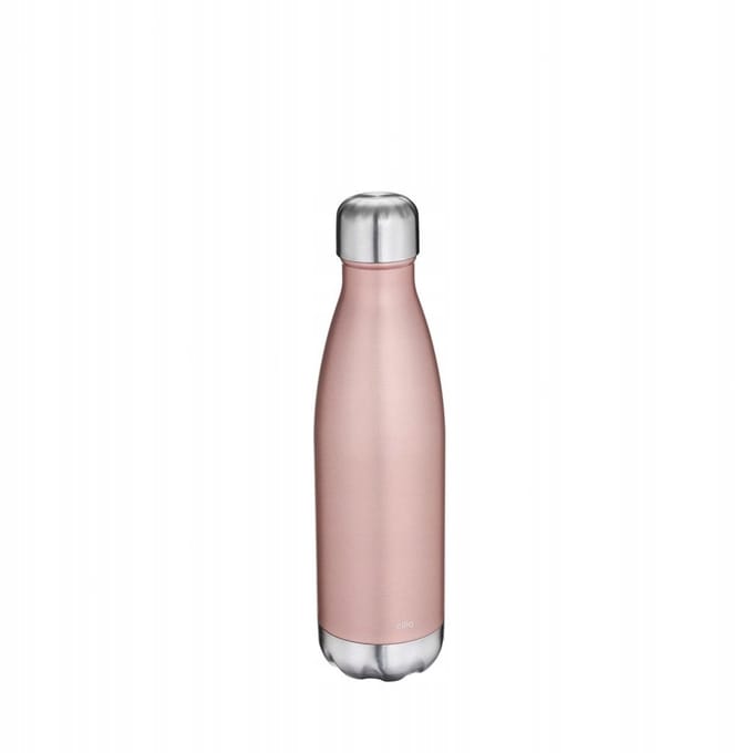 Cilio Thermosfles 0,5L - Roze RVS, Houdt Drankjes Warm/Koud