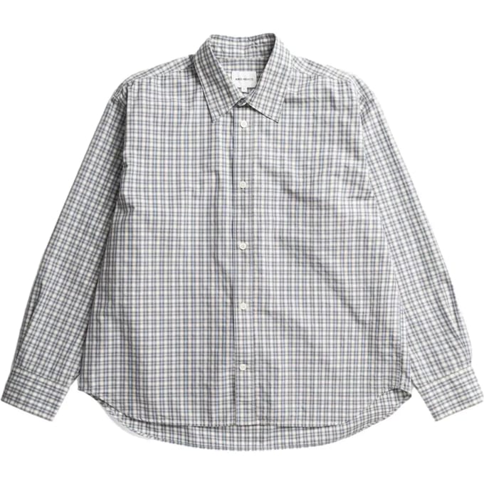 Oversized geruite shirt Norse Projects Falster