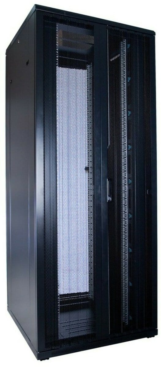 DSIT 42U serverkast met dubbele geperforeerde voor- en achterdeuren 800x800x2000mm (BxDxH) - serverbehuizing - serverrack - 19 inch