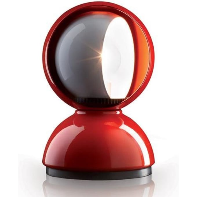 Artemide ECLISSE Wand-/ Tafellamp Rood