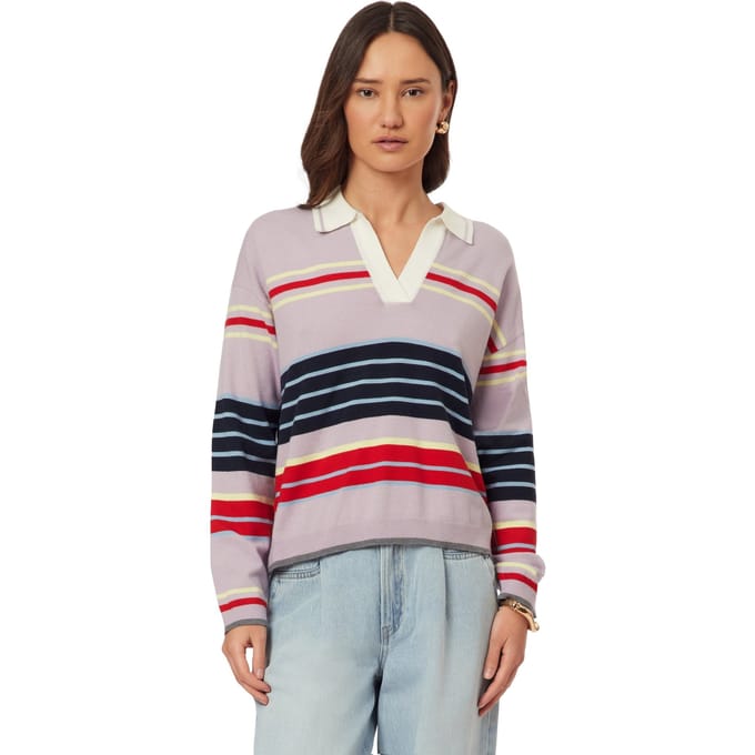 Scotch & Soda Rugby Pullover Iris Engineered Stripe Taglia: XL | Maglioni a maglia Outlet | Donna | Viola