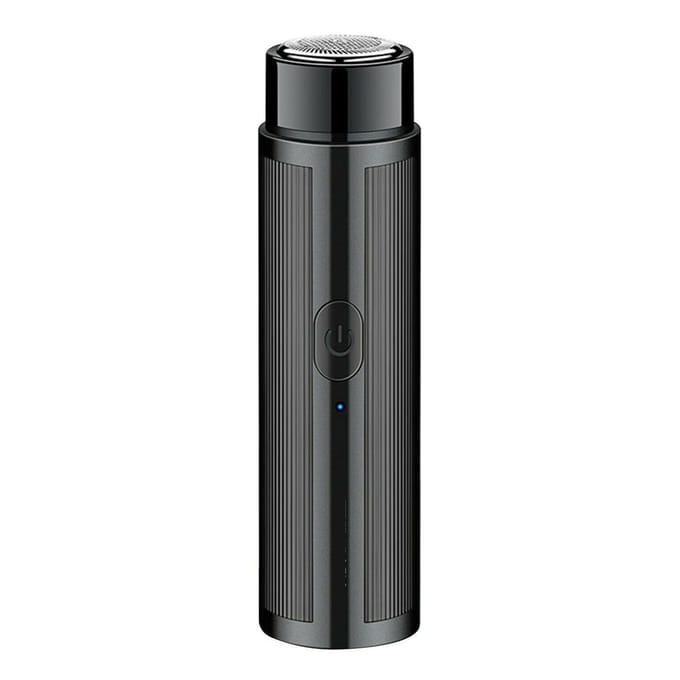 2W Mini Baard S-Haver Elektrische R-azor Afneembaar Wasbaar Hoofdontwerp USB-aangedreven Bediend zwart
