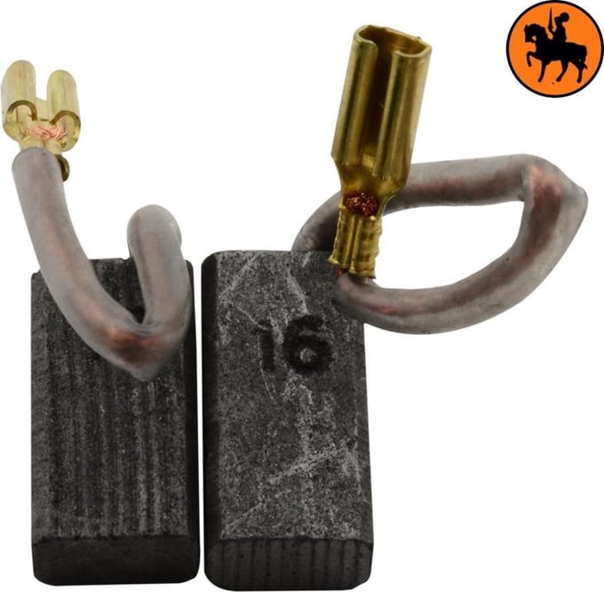 Koolborstelset voor Protool Schuurmachine DGP 30-8 E  - 5x8x16mm - Vervangt 627001