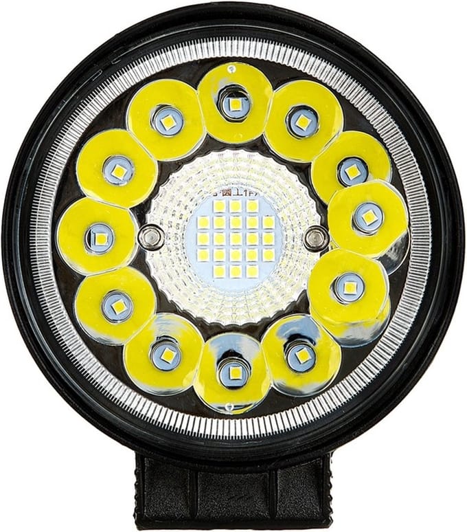 Verstraler LED 33W - Ø 112mm x 45mm | Combo (Spot + Flood) - 12V & 24V DC | daglichtwit 6500K | IP67