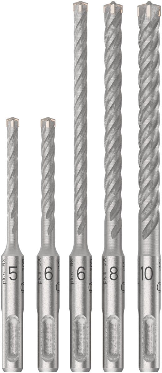 Bosch Accessories 2608833910 2608833910 Hamerboorset 5.0 mm, 6.0 mm, 6.0 mm, 8.0 mm, 10.0 mm 1 stuk(s)